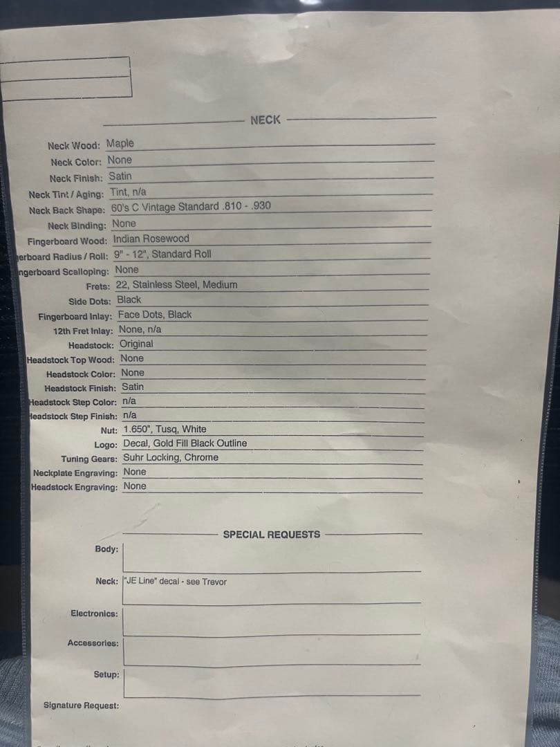 suhr JE-Line Classic S Ash HSS リフィニッシュ品