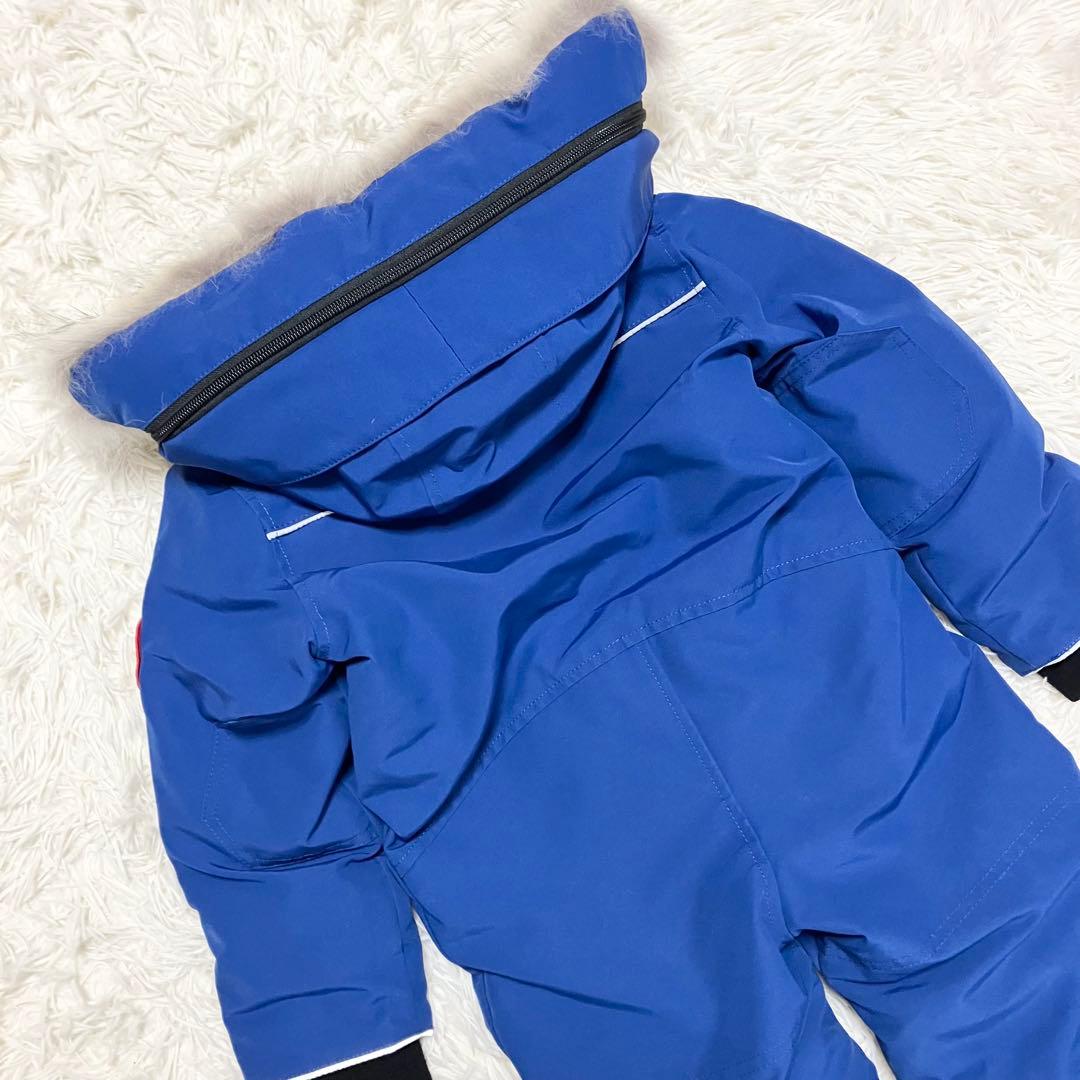   カナダグーススノースーツ キッズ　ブルー正規品
