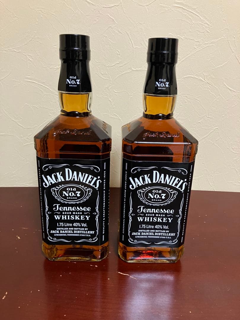 ジャックダニエル ウィスキー 1.75L 未開栓 2本セット