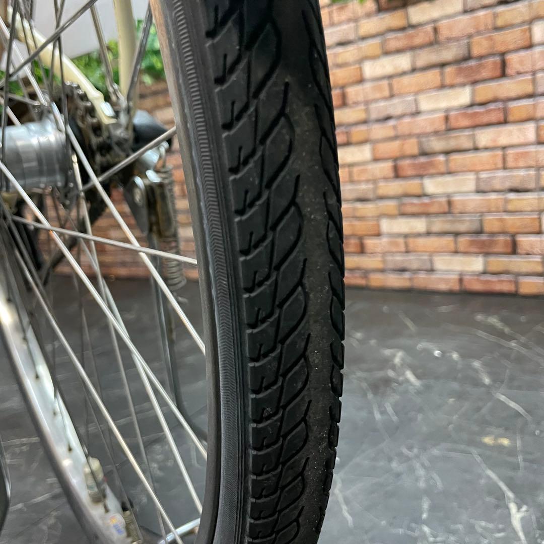 【56】電動自転車 ブリヂストン Assista クリーム