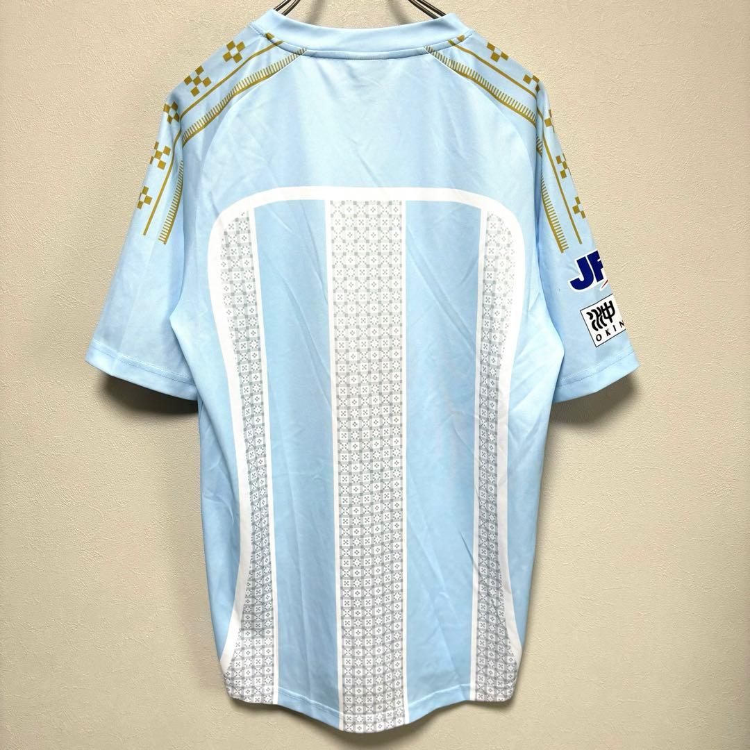 沖縄 fc琉球 j3 レプリカユニフォーム ゲームシャツgrand sport青