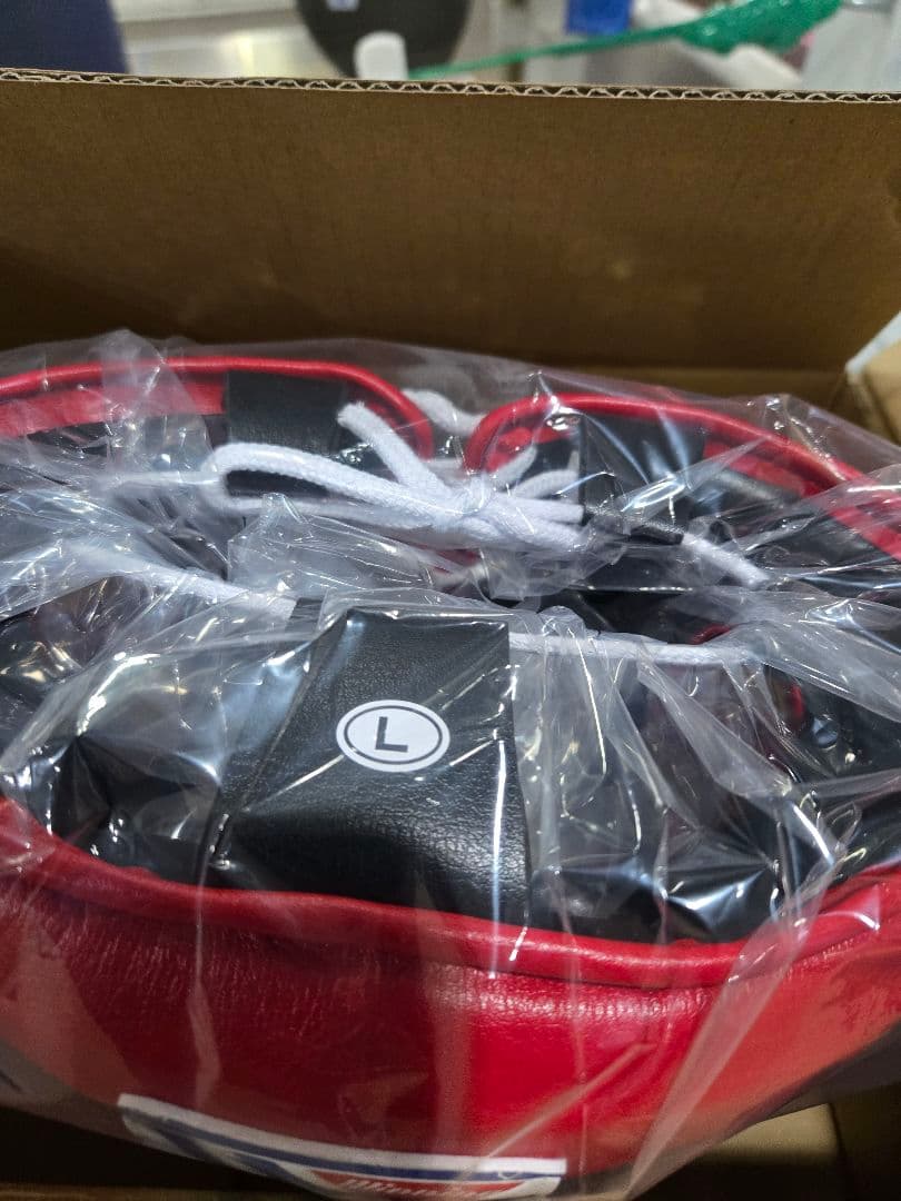 サプライ品Winningレッド ヘッドギア Lサイズ