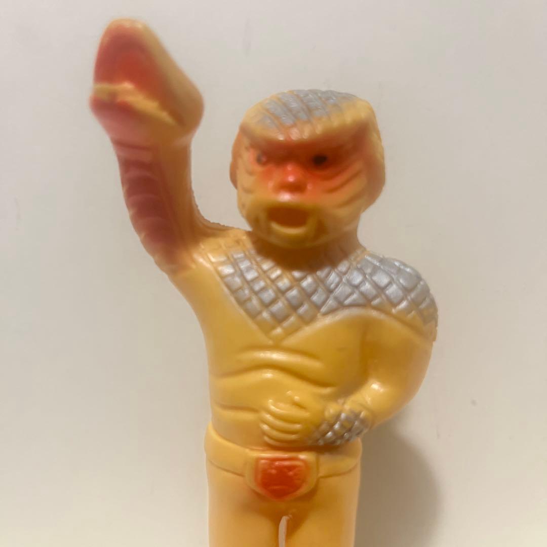旧バンダイ製 コブラ男 ソフビ フィギュア 怪人 当時物 仮面ライダー ポピー