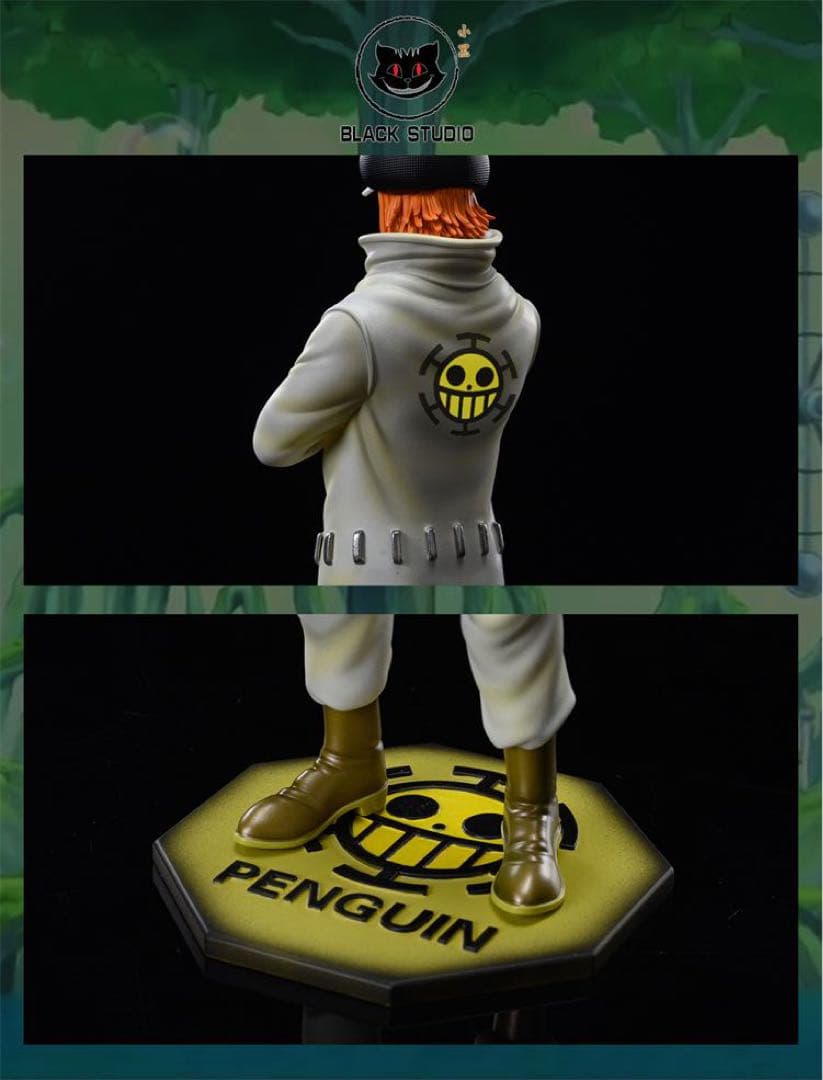 ワンピース Black -STUDIO ペンギン  シャチ 2点 フィギュア