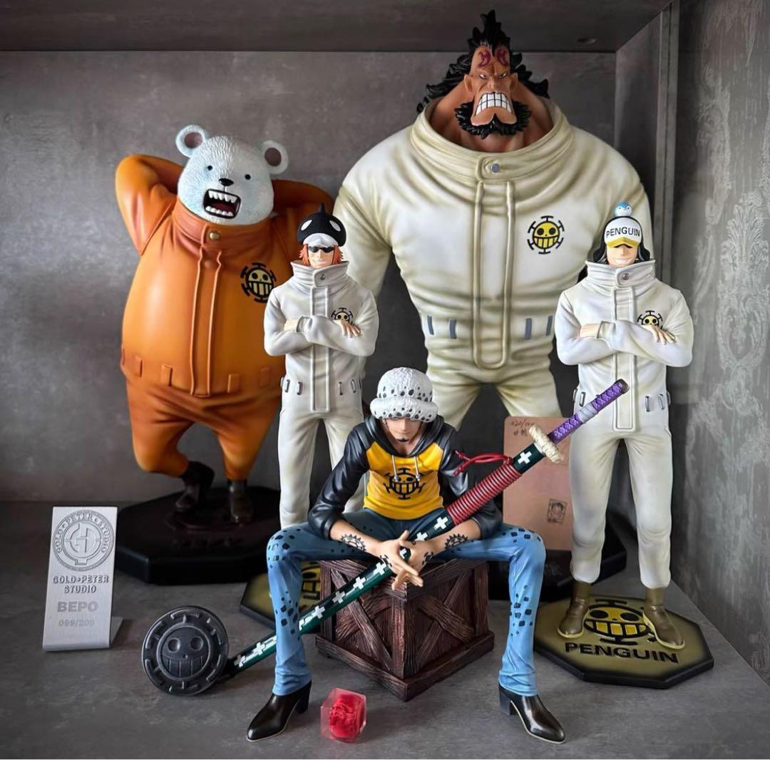 ワンピース Black -STUDIO ペンギン  シャチ 2点 フィギュア