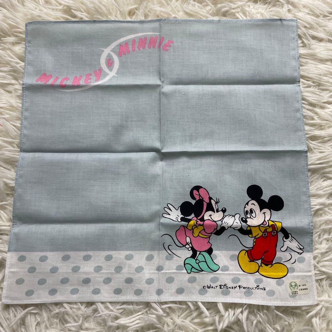 新品　希少 昭和レトロ ディズニー ハンカチ 5枚セット ミッキー ミニー