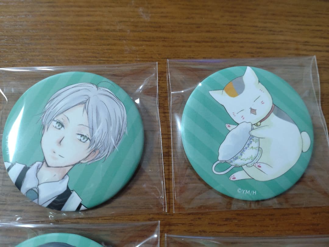 夏目友人帳『コラボカフェ缶バッジ』全６種コンプリート