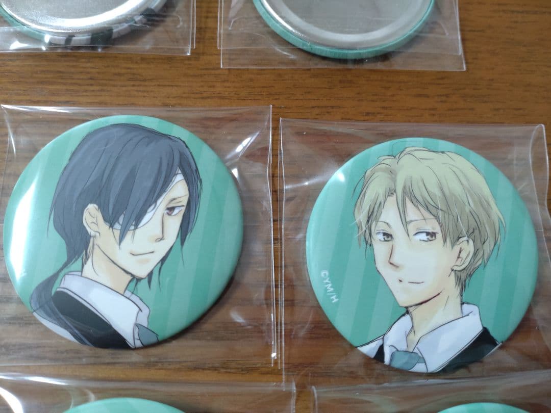 夏目友人帳『コラボカフェ缶バッジ』全６種コンプリート