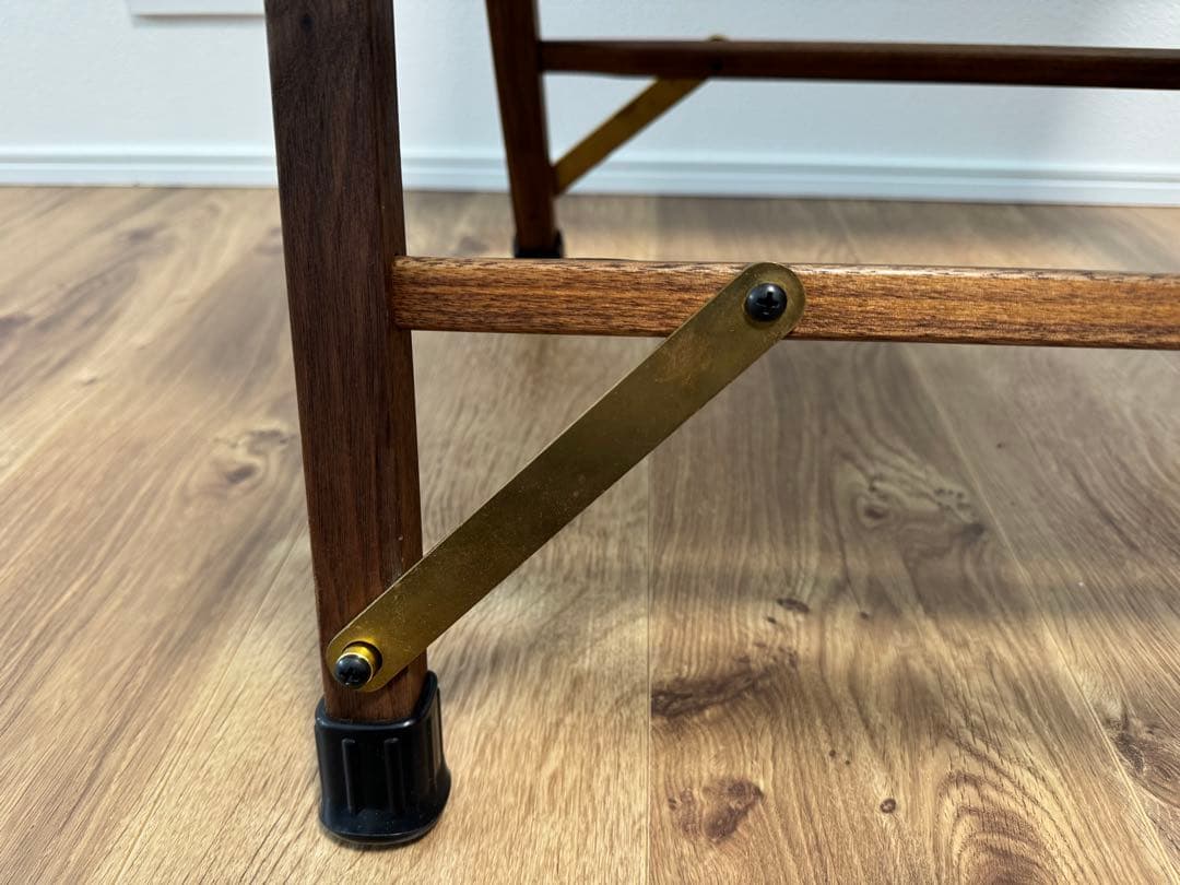 カーミットチェア 同規格品 ウォールナット×真鍮2脚セット