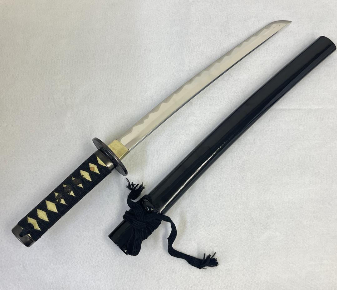 模造刀 黒石目 剣舞演劇用 アルミ刀身 小刀