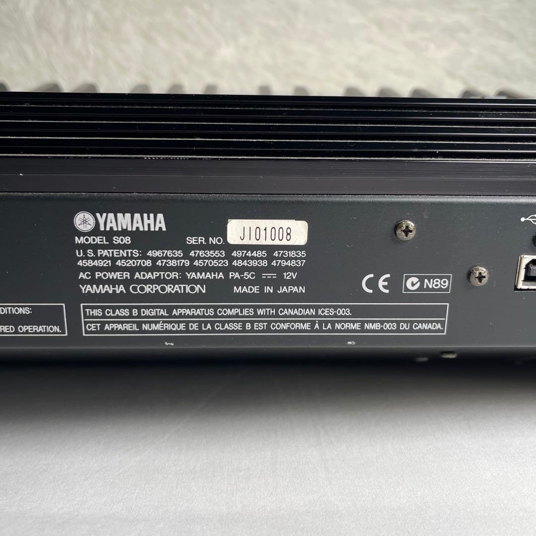 【美品】YAMAHA S08 シンセサイザー 純正ケース&電源付き