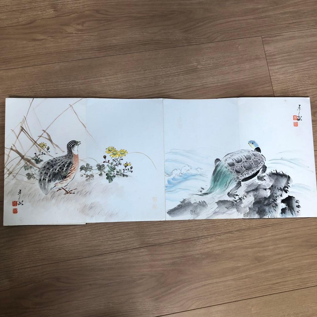 掛け軸　絵帳(3)骨董品　美術品