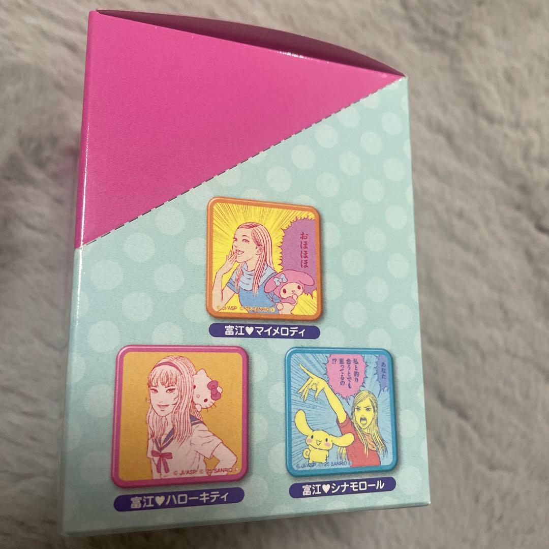 伊藤潤二×サンリオ スクエア缶バッジ 全6種セット パロディ 富江