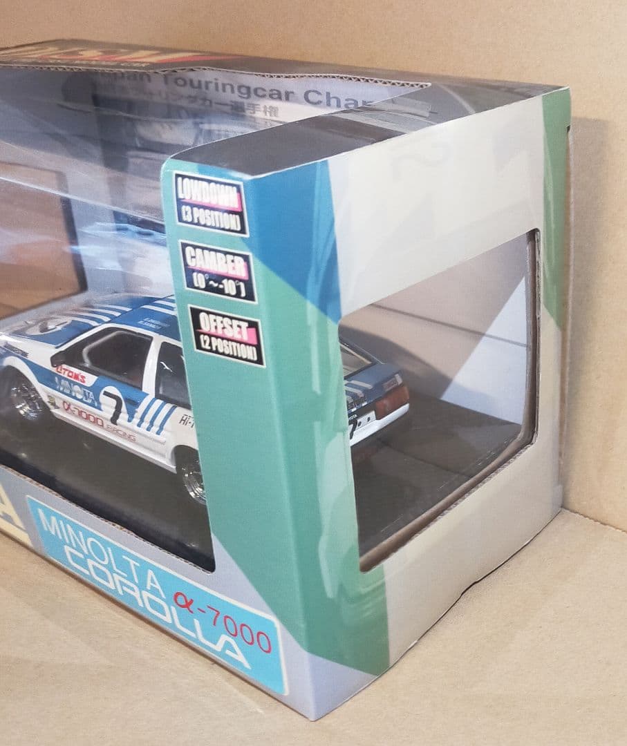 DISM 1/24 カローラ 86 レビン グループA ミノルタ #7 希少