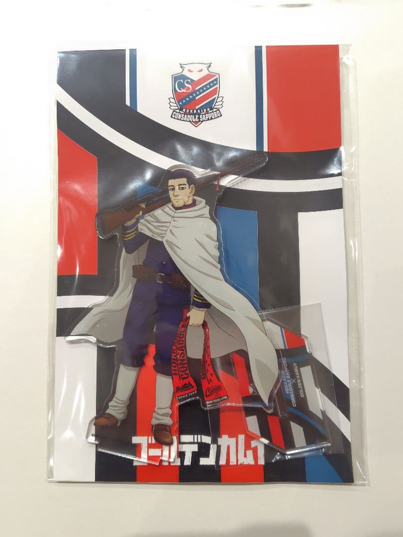北海道コンサドーレ札幌×ゴールデンカムイ アクスタ 缶バッジ 尾形 宇佐美