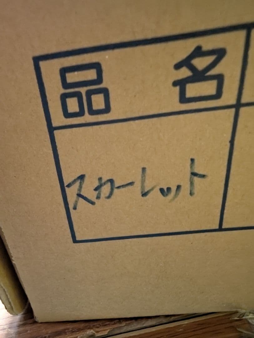 山梨県産ぶどう　スカーレット　10房入り　箱込み約5.2kg