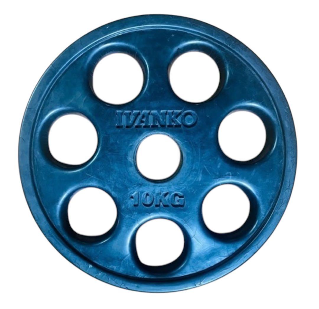 IVANKO イバンコオリンピックラバープレート10kg(2枚)