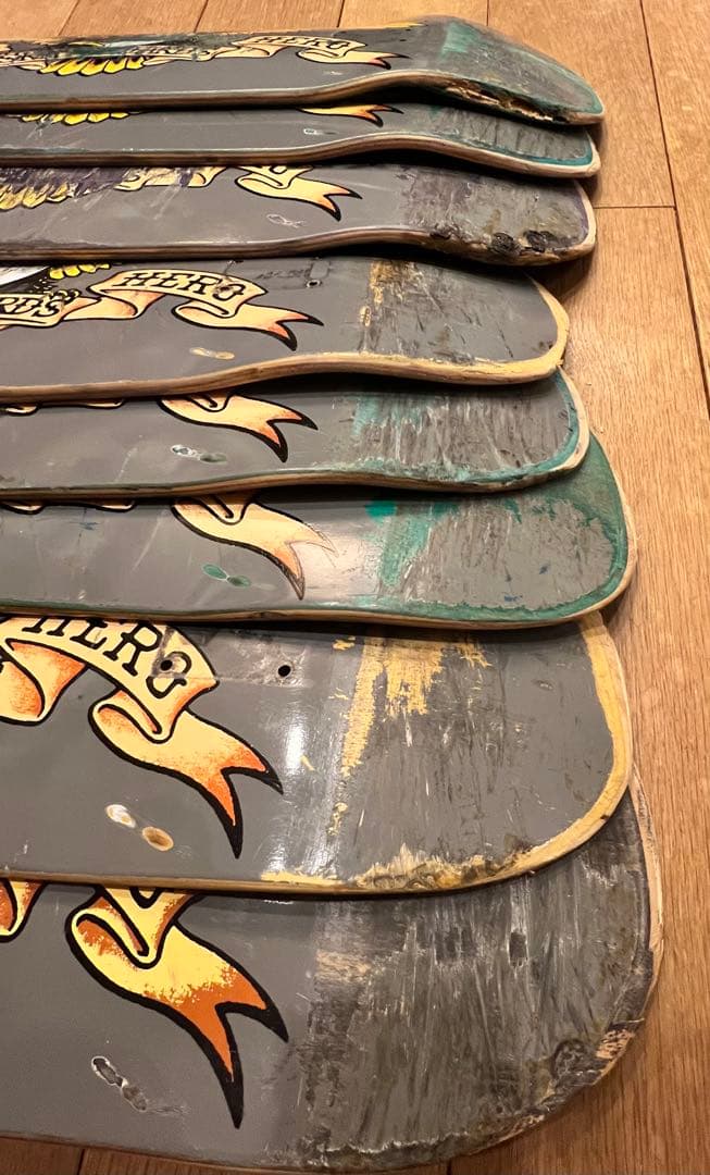 廃デッキ8枚、Anti Hero Classic Eagle 8.25インチ