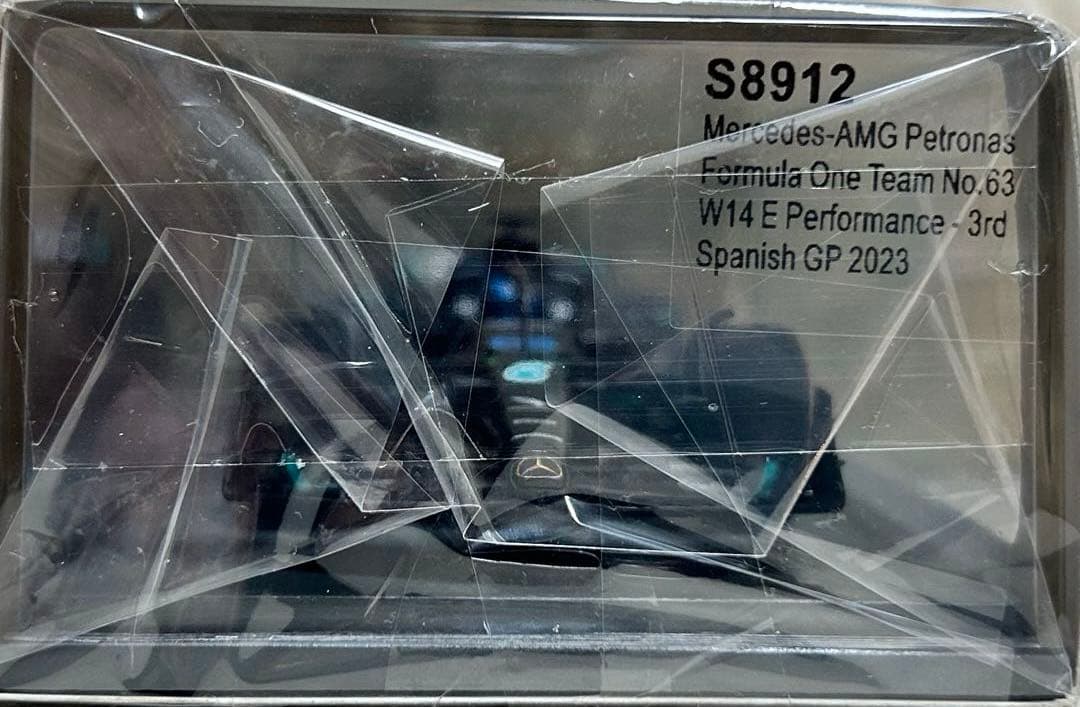 スパーク　1/43 メルセデス W14 G.ラッセル 2023 スペインGP3位