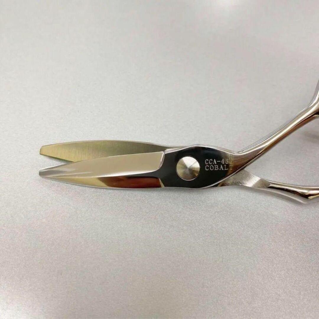 4,5インチシザー スライド ストローク ブラント 新品！美品　理美容シザー