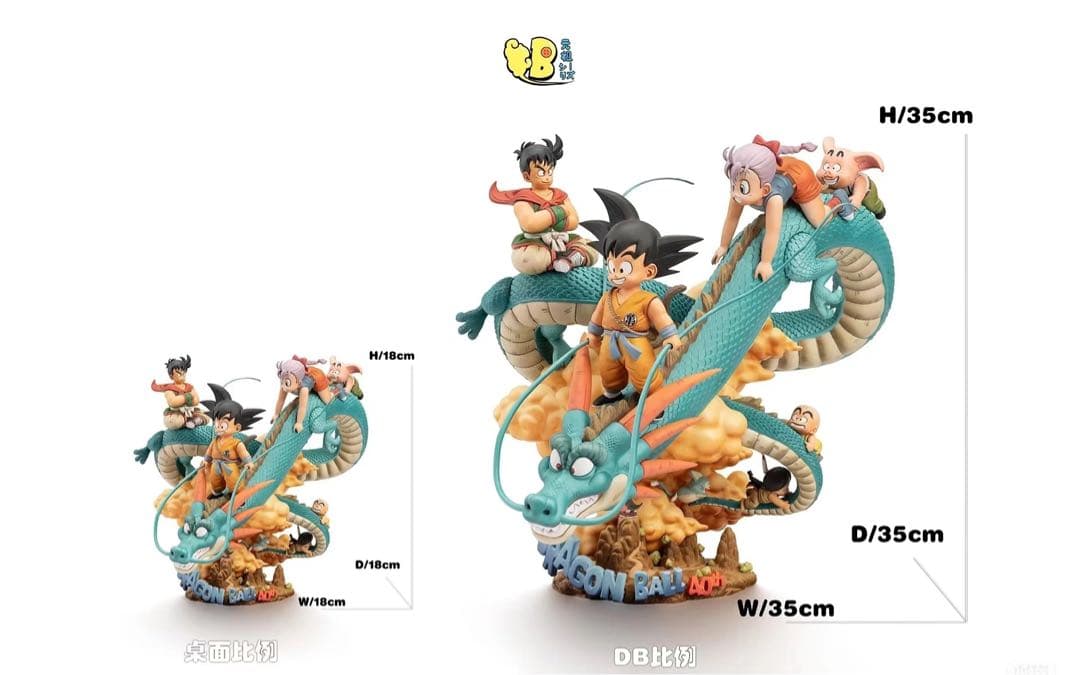 ドラゴンボール 孫悟空 神龍 ブルマ フィギュア ガレージキット