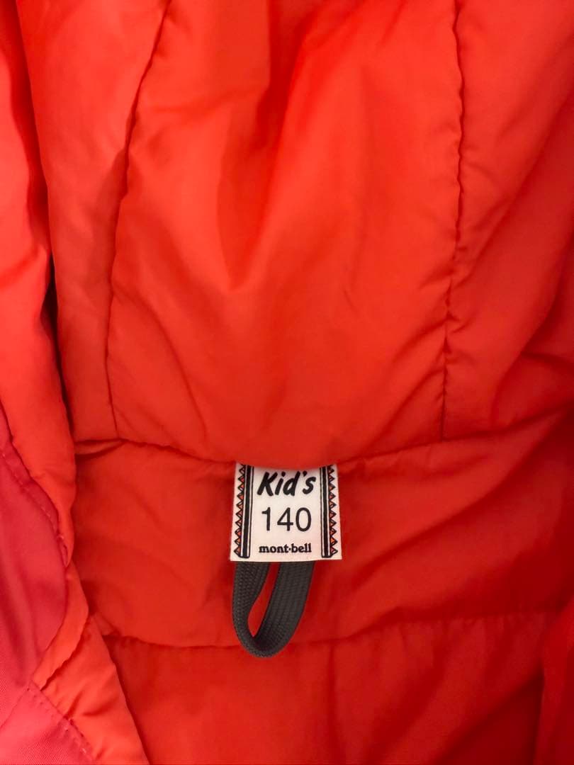 mont-bell スキーウェア サイズ140 赤 ＆ C-C-L ズボン150