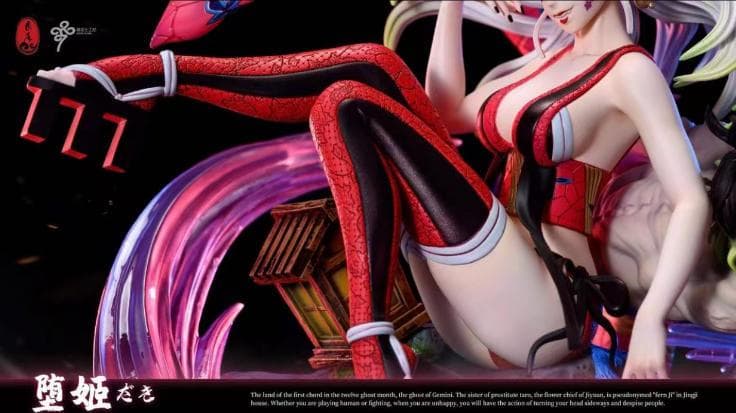 ☆妓夫太郎 & 堕姫 セット フィギュア ガレージキット スタチュー 鬼滅の刃