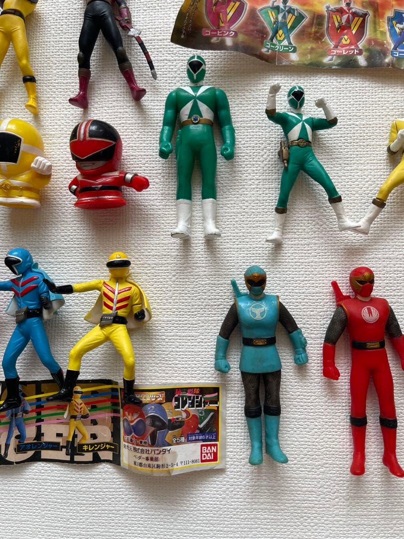 スーパー戦隊　戦隊ヒーロー フィギュアセット バンダイなど　ガチャガチャ
