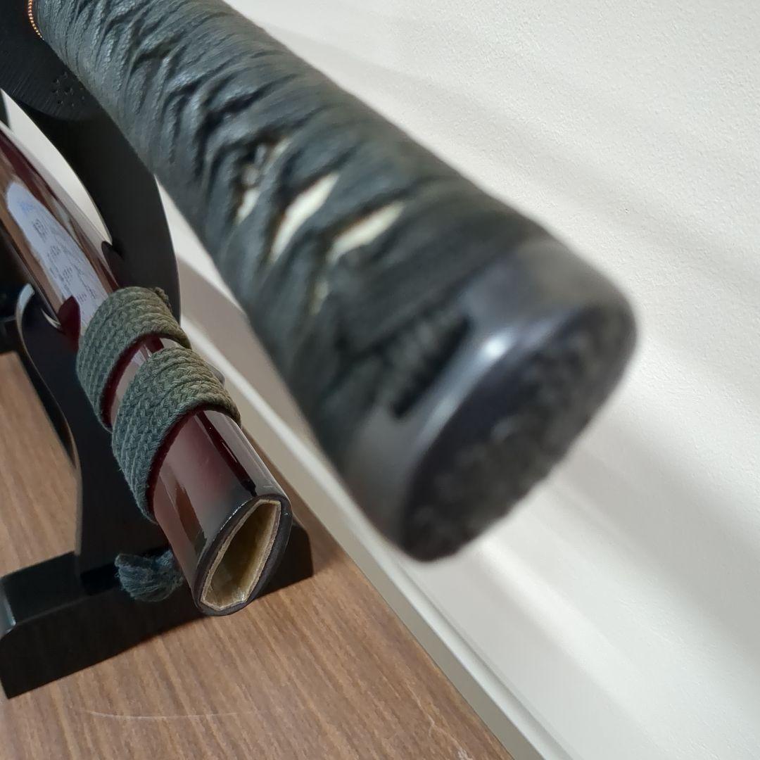 模造刀 居合刀 刀匠 加州藤原清光写 沖田総司 刀掛台付