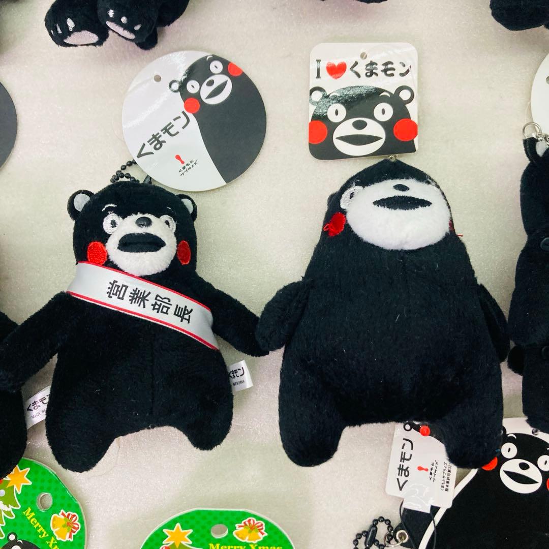 【タグ付き★19点セット】くまモン　マスコットストラップ　ぬいぐるみ　ストラップ