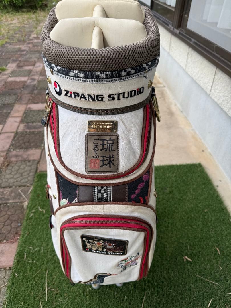 超希少 限定 琉球ゴルフ ジパングスタジオ キャディバッグ