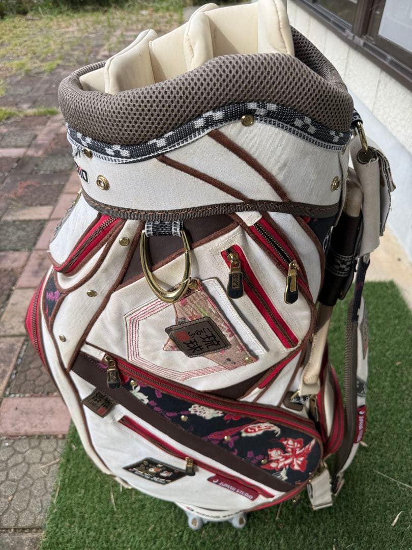 超希少 限定 琉球ゴルフ ジパングスタジオ キャディバッグ