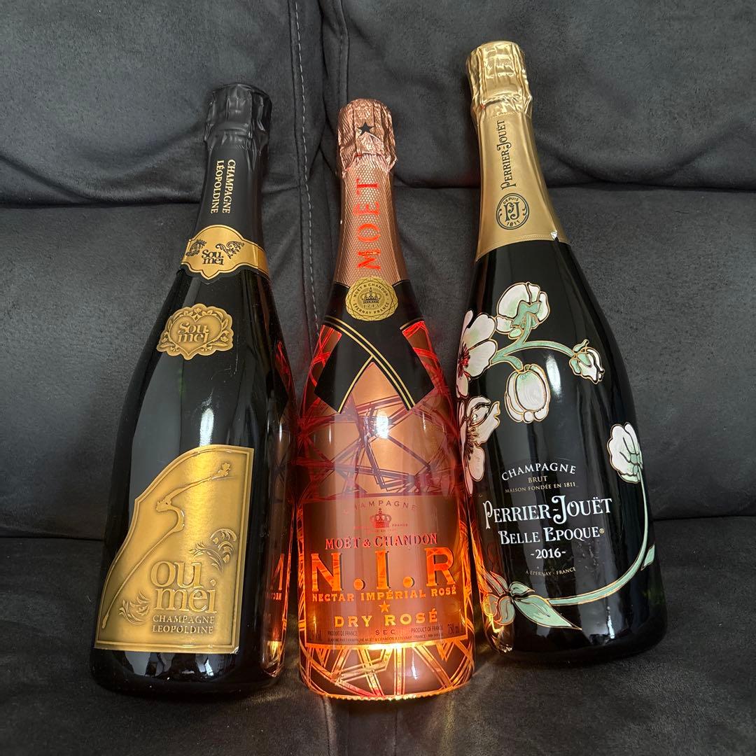 ソウメイブリュット&ベルエポ2016&モエピカ　3本セット　新品未使用