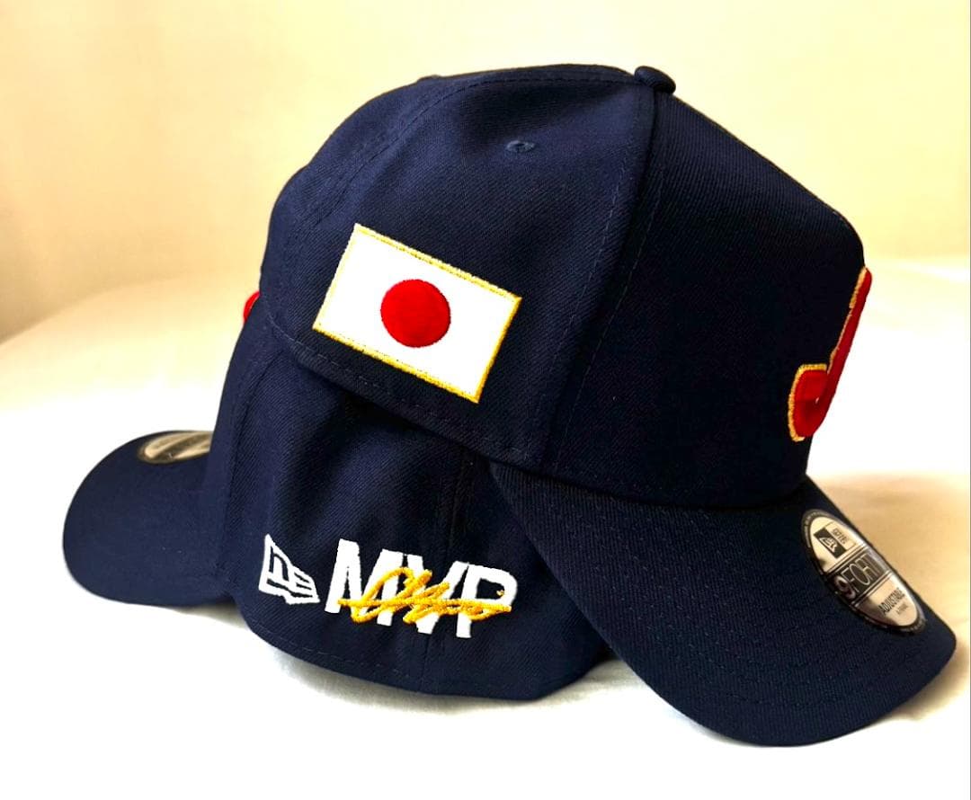 大谷翔平モデル WBC MVP記念キャップ, ネイビー, サイズ調整可能