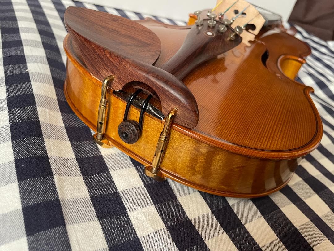 ノーラベル 手工品 バイオリン 美しいワンピースバック ４／４サイズ