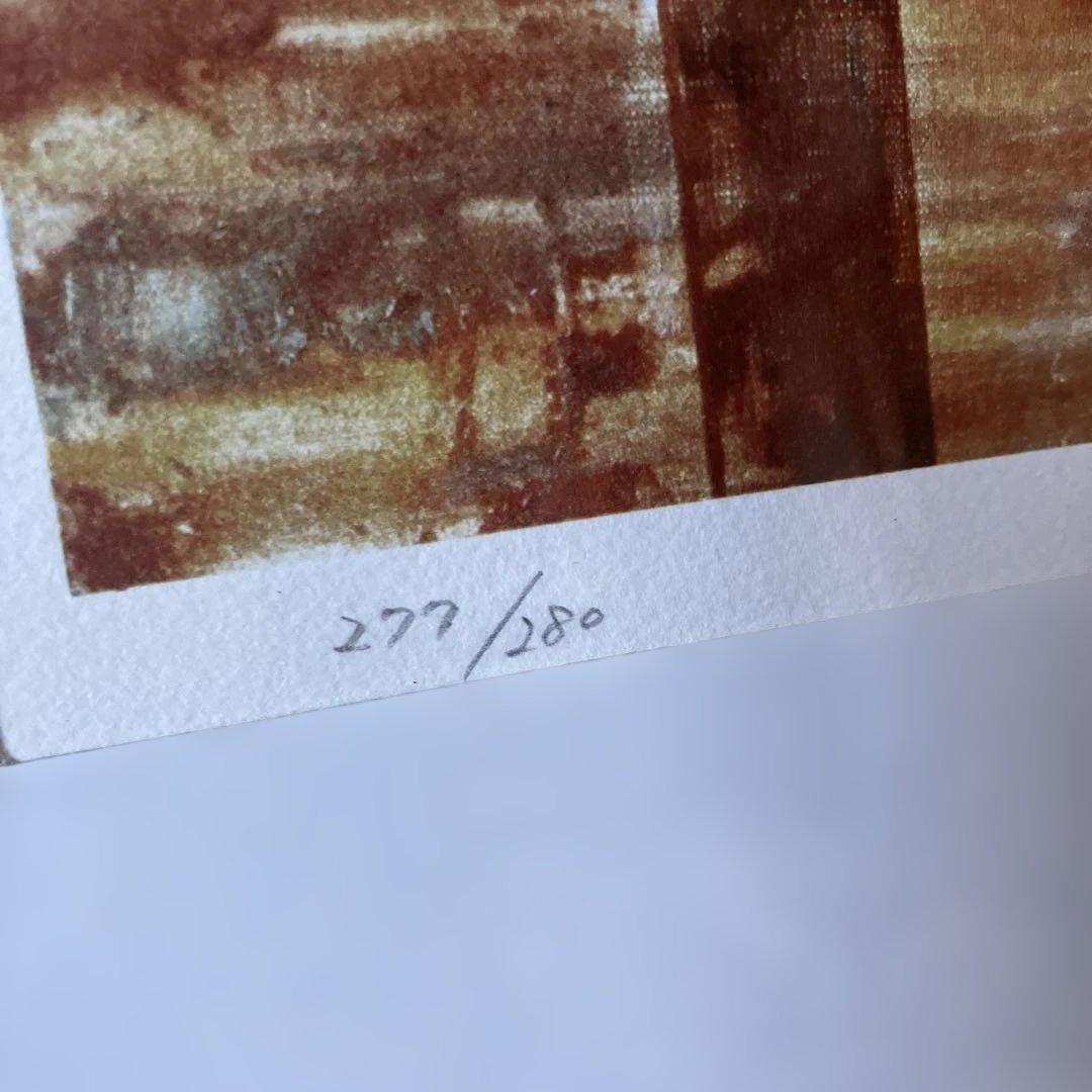 鶴岡義雄　マドモアゼル　リトグラフ　絵画