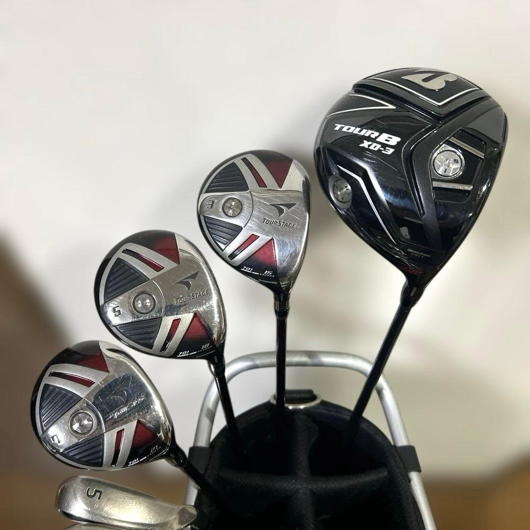 ブリヂストン　ツアーB＆ツアーステージ　男性用ゴルフクラブ　12本セット