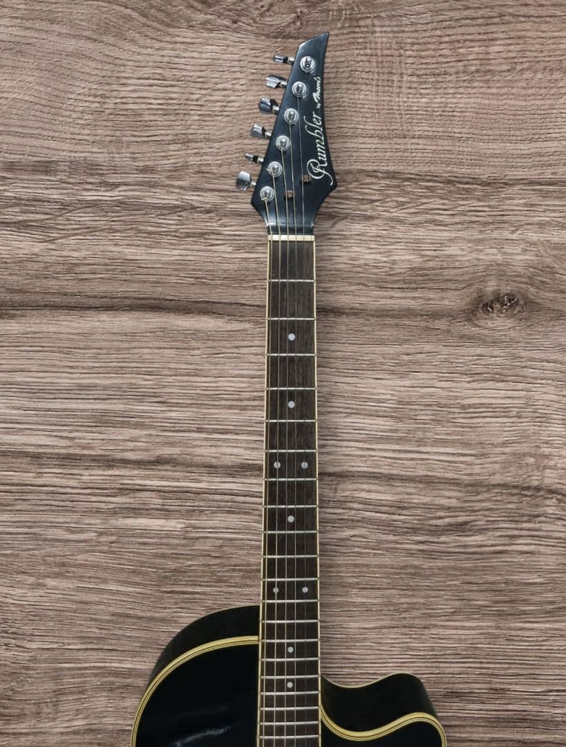 MorrisモーリスRunbler エレアコースティックギター MR-1ブラック