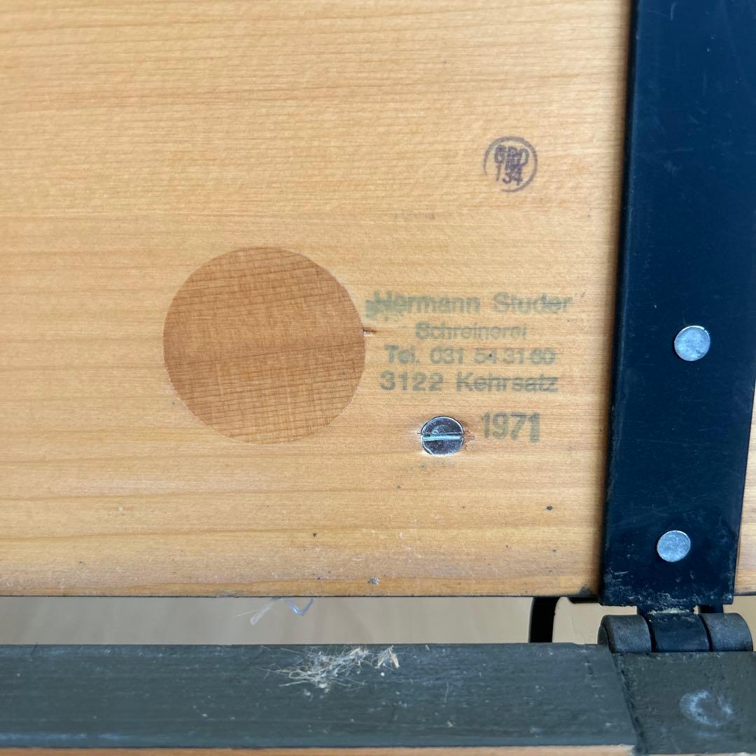 ミリタリーボックス　アウトドア　軍もの スイス軍　70年代70s