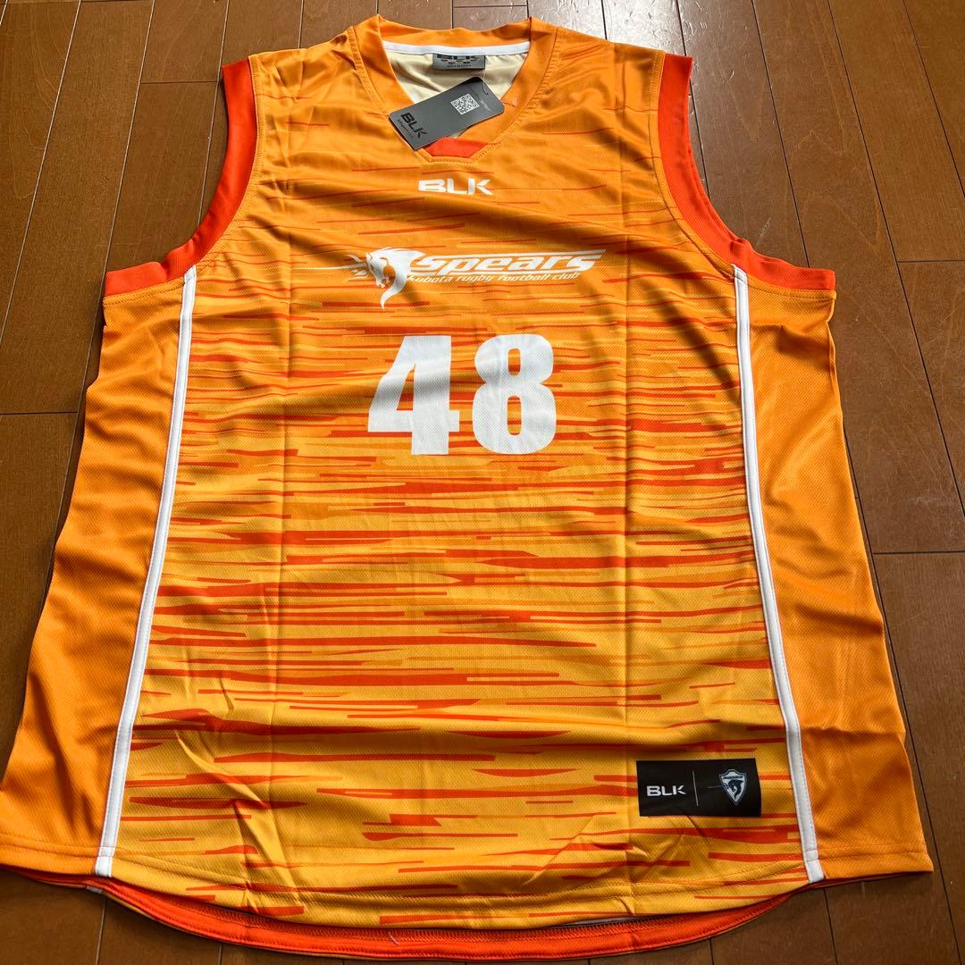 クボタスピアーズ#48マルコムマークス選手　ノースリーブ5XL