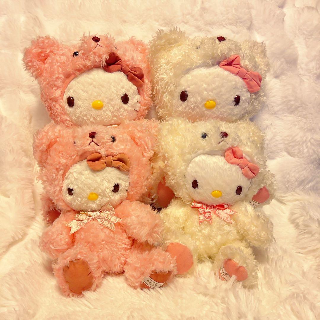 希少レア　ハローキティ　テディベア　キティベア　平成レトロ　2002年製
