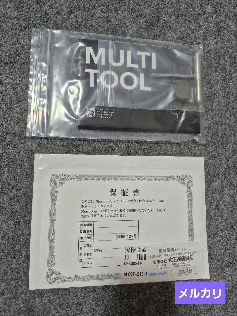 ギター .Strandberg* Salen Classic NX 6