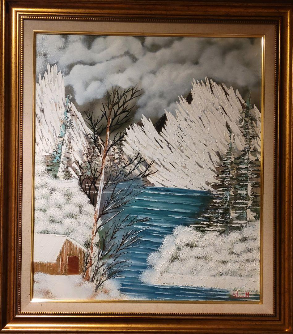 絵画 Winter Mountain