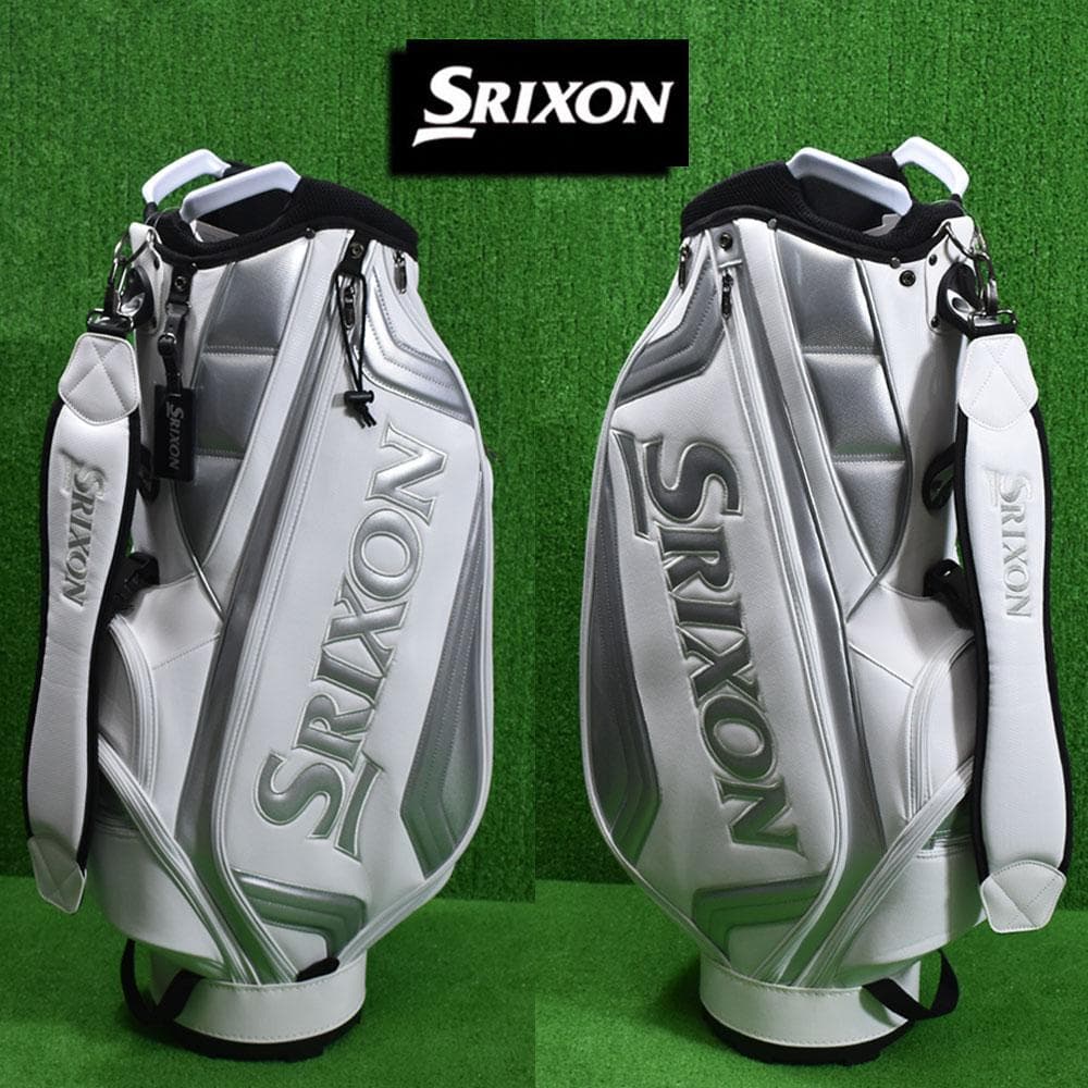 SRIXON/スリクソン ゴルフ キャディバッグ【ホワイト/シルバー】新品！