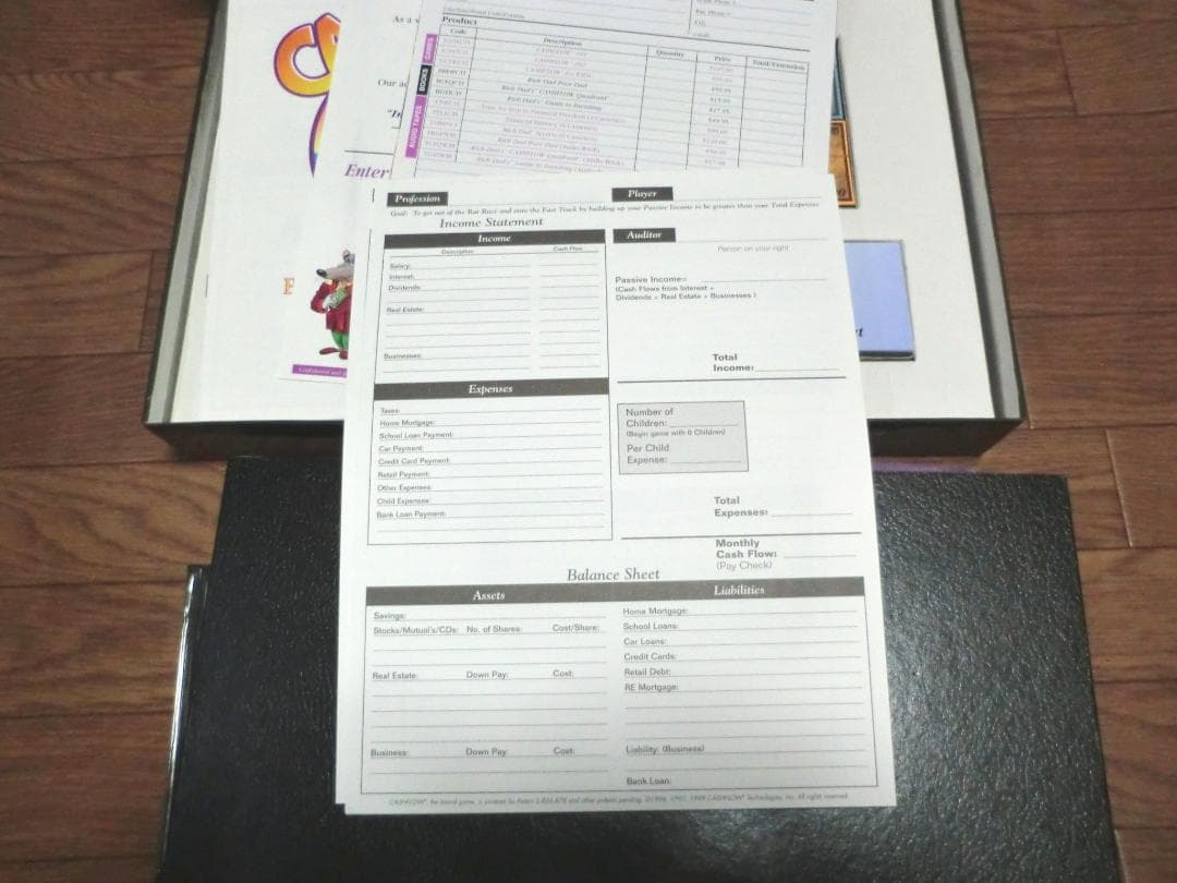 美品！ロバートキヨサキ キャッシュフロー101 英語版　カセット3本 × 本1冊