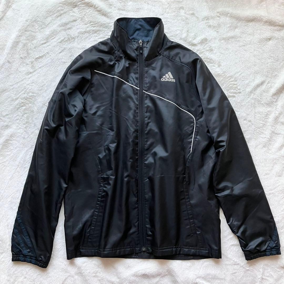 美品✨adidas アディダス ウインドブレーカー 上下セットアップ ブラック