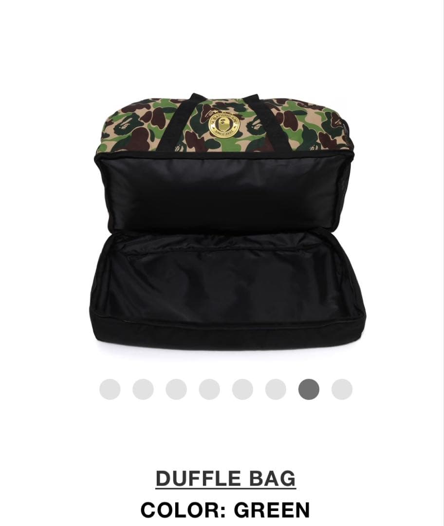 BAPE X ADIDAS DUFFLE BAG 迷彩ダッフルバッグ コラボ