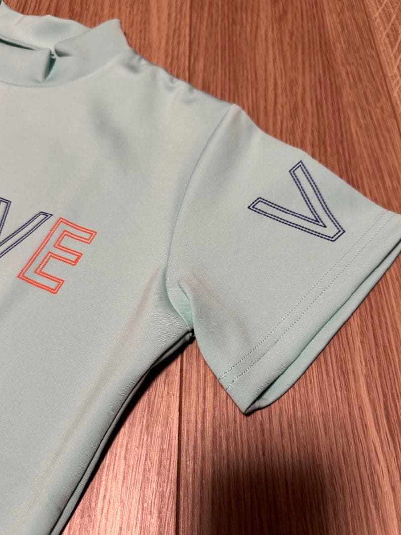 1回着用のみ美品✨V12 ゴルフウェア ティファニーブルー