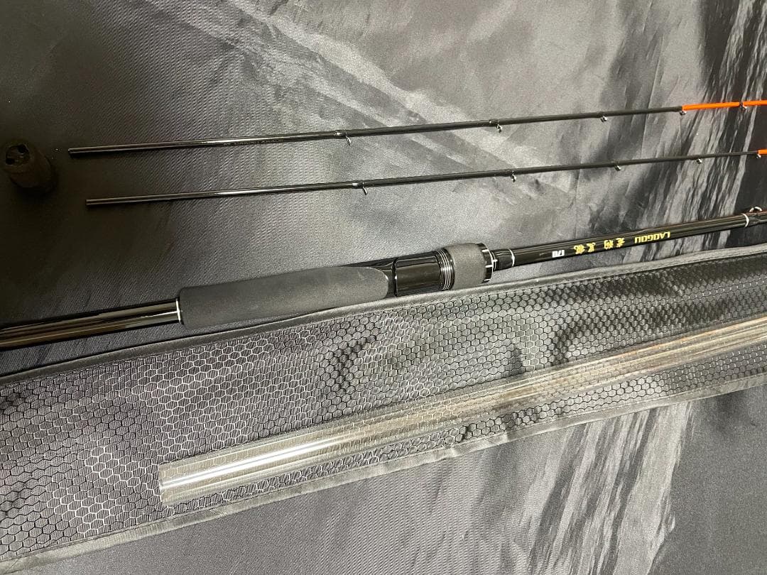 筏竿 穂先2本付き 　船竿 １．７ｍ　ソリッド穂先二本 かかり釣り 筏　かせ