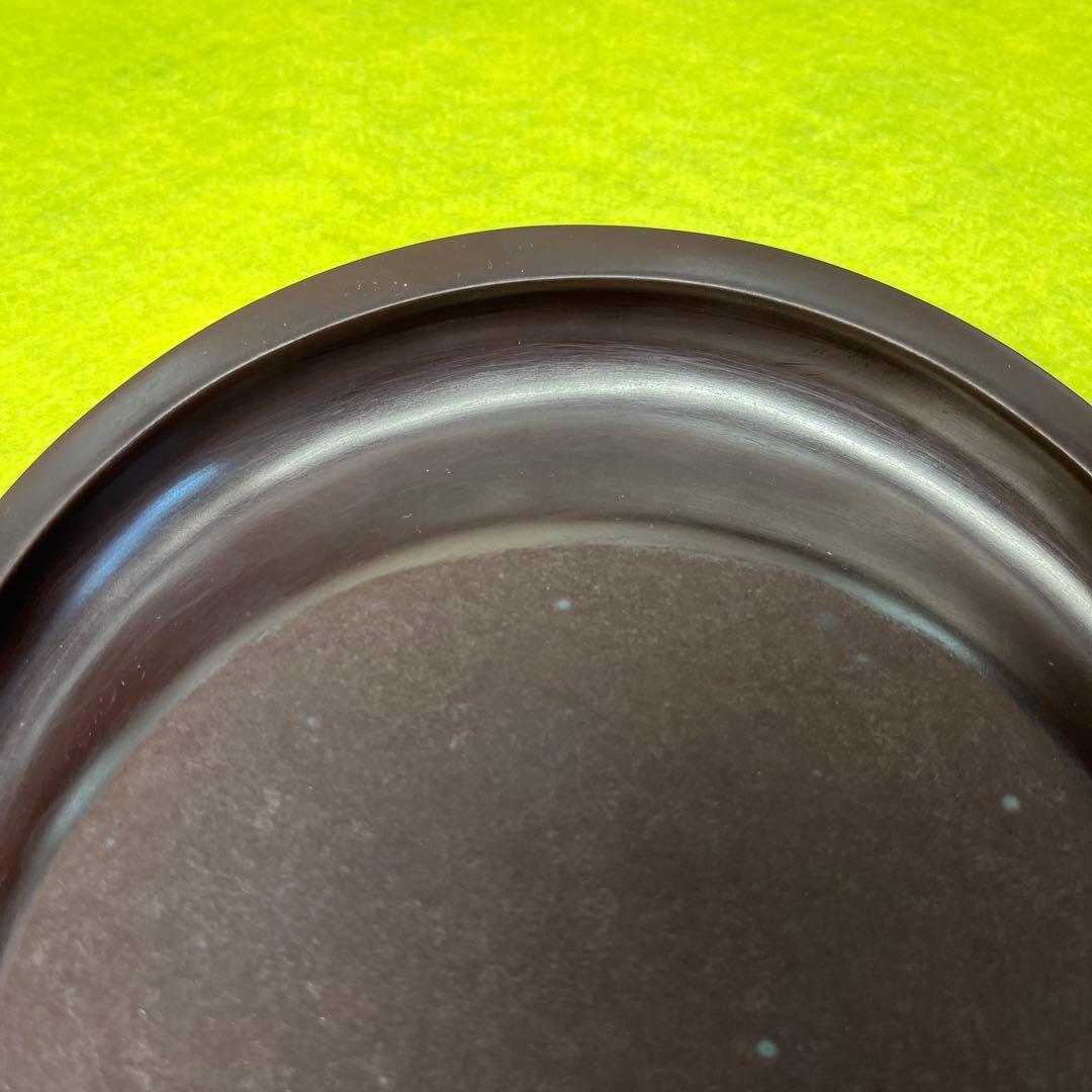 ⭕️赤間硯　希少　日月研　径147m m 泉光堂　美品　女性好み